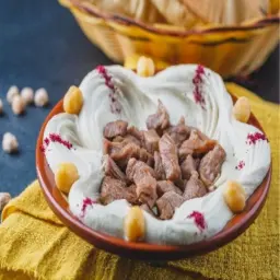 حمص باللحم - وسط